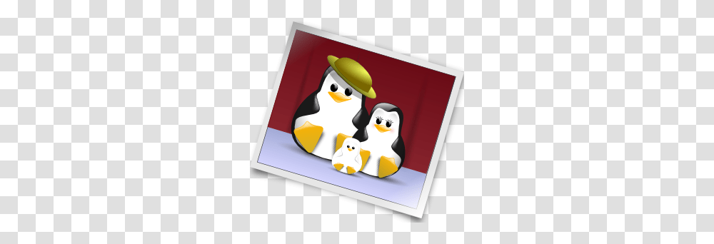 Happy Penguins Family Photo Clip Art, Outdoors, Nature, Snowman, Advertisement Transparent Png