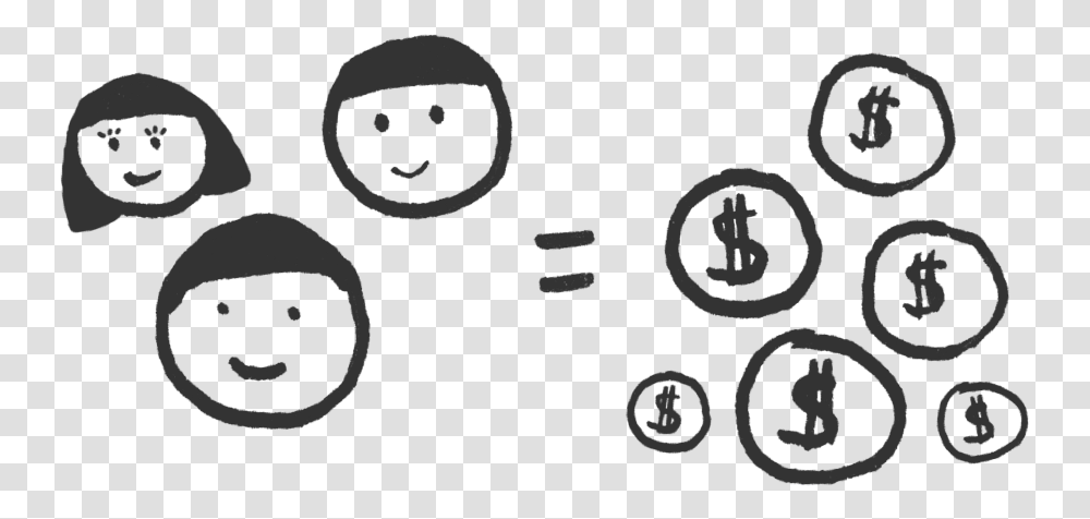 Happy People Reduce Costs And Increase Revenue Cartoon, Number, Alphabet Transparent Png