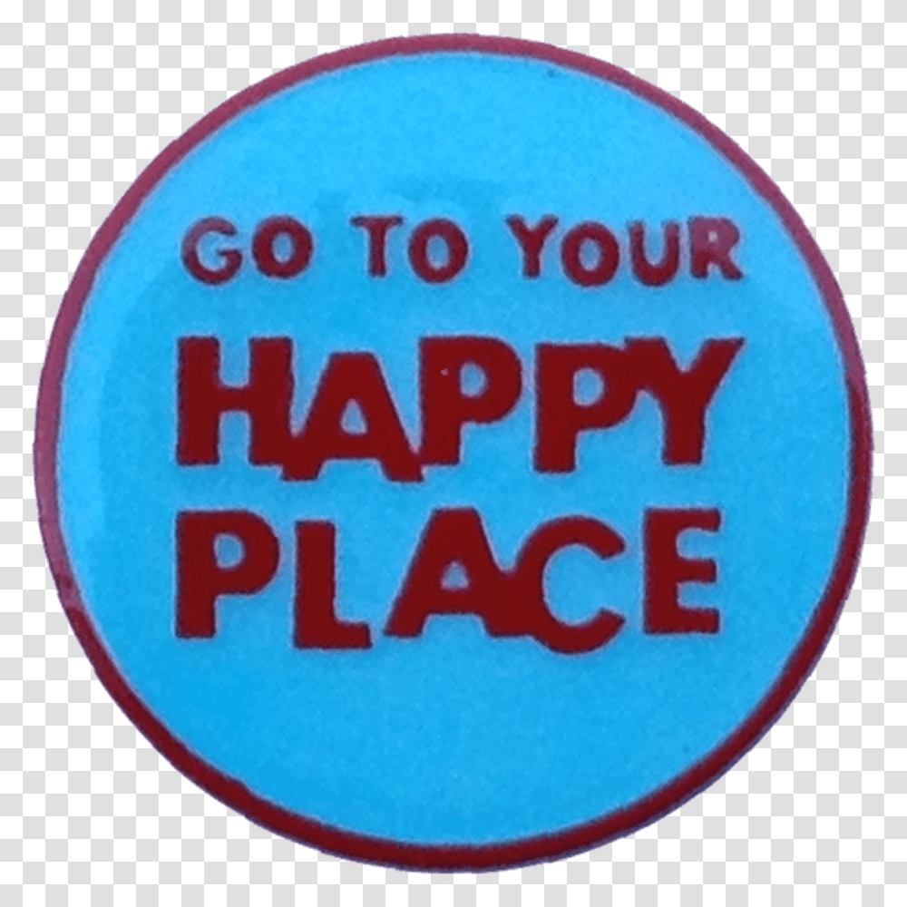 Happy Place Golf Ball Marker By Readygolf, Label, Logo Transparent Png