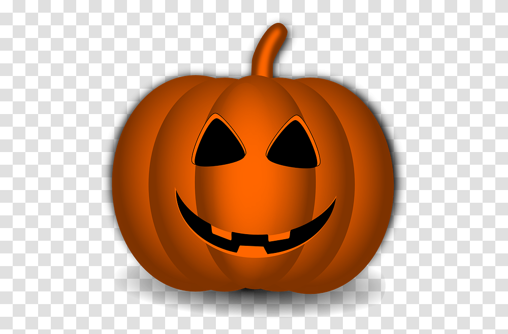Happy Pumpkin Clip Art At Clker Happy Halloween Pumpkin Face, Vegetable, Plant, Food, Produce Transparent Png