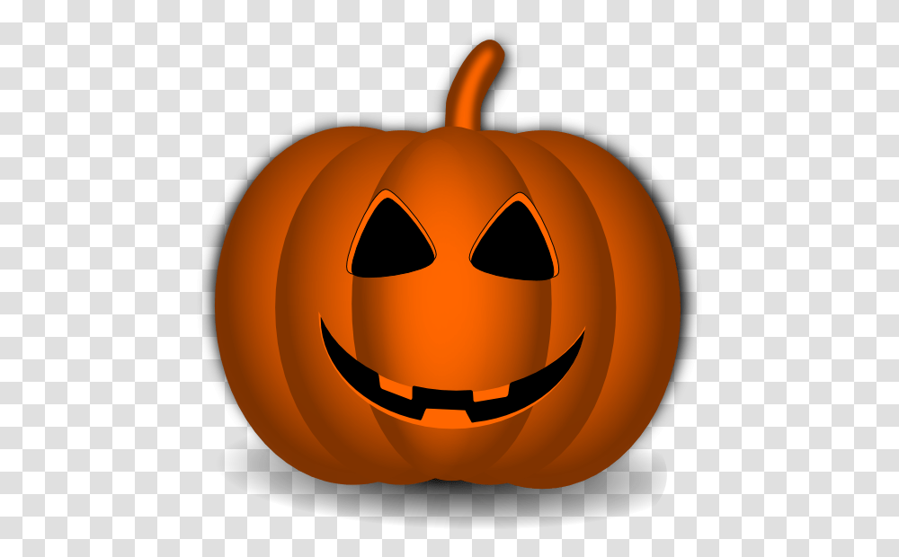 Happy Pumpkin Clip Art At Clker Happy Halloween Pumpkin Faces, Vegetable, Plant, Food, Produce Transparent Png