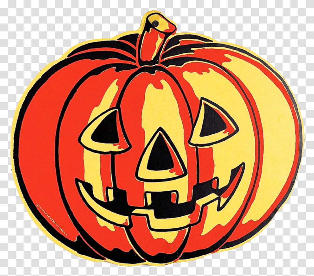 Happy Punk Vintage Halloween Jack O Lantern, Plant, Pumpkin, Vegetable, Food Transparent Png