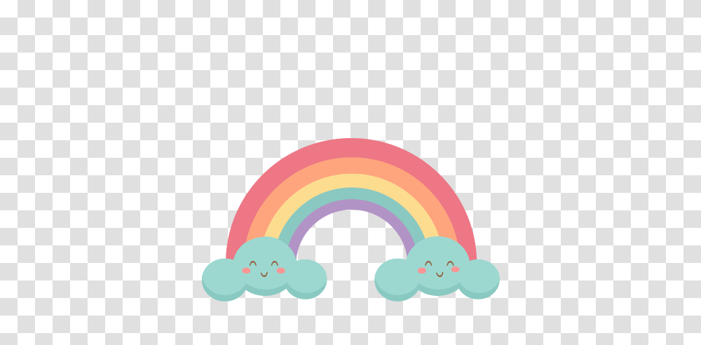 Happy Rainbow Scrapbook Cute Clipart, Outdoors, Sky, Nature, Rug Transparent Png