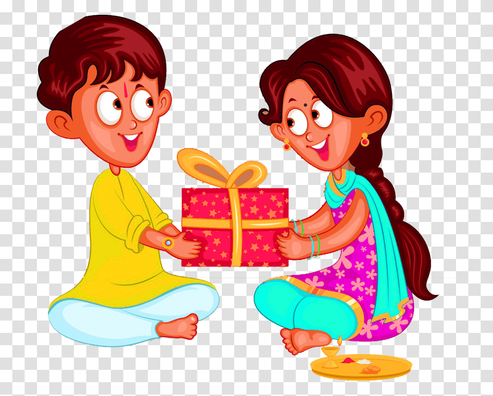 Happy Raksha Bandhan 2019, Gift, Person, Human, Diwali Transparent Png