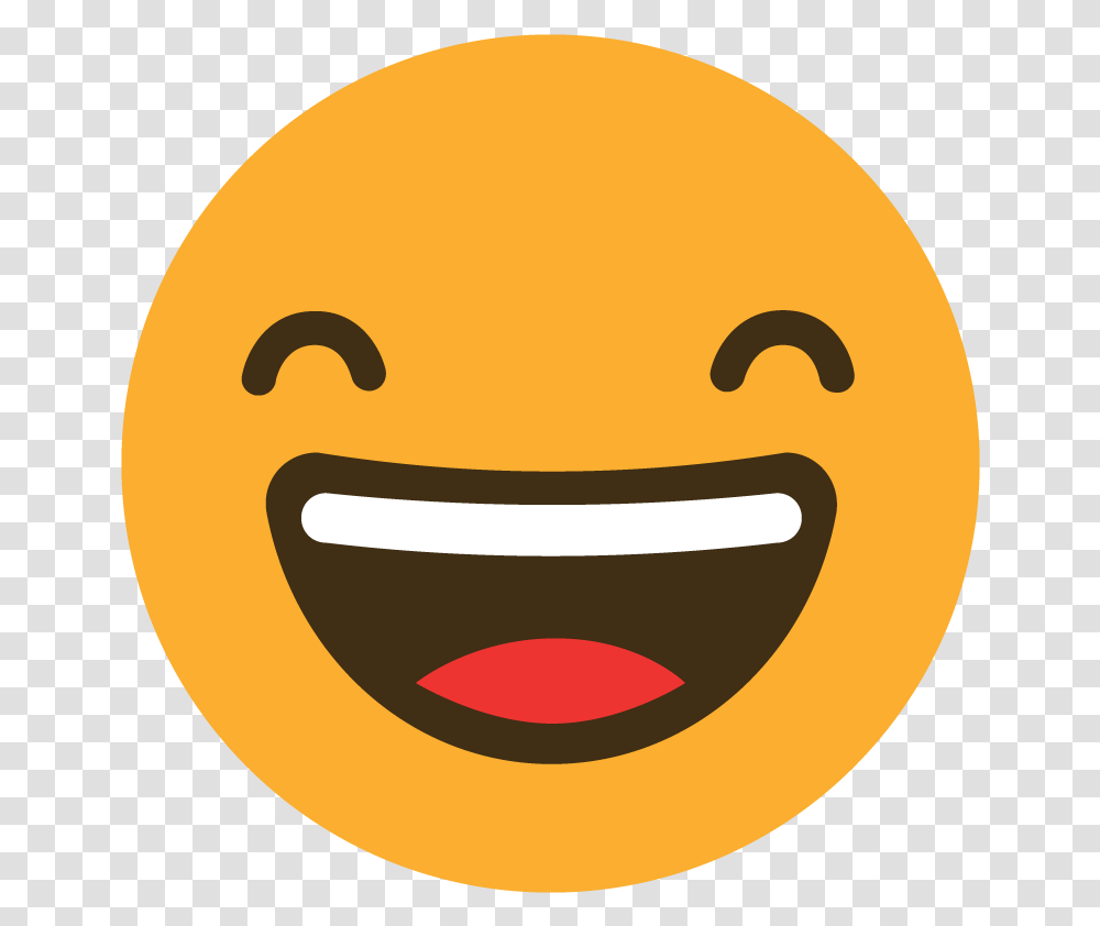 Happy Reaction Emoji Icon Vector Graphic Emoticon Happy Emoji Vector, Label, Plant, Sticker Transparent Png