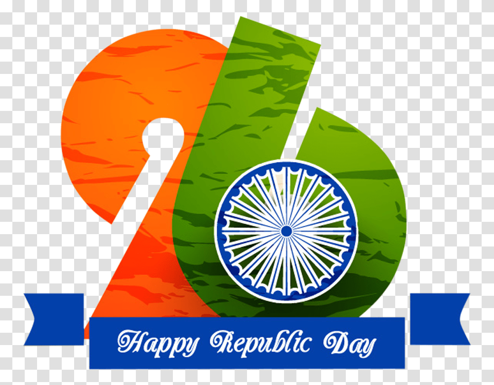 Happy Republic Day 26th January Vector Hd Wallpapers Happy Republic Day Gif, Number, Poster Transparent Png