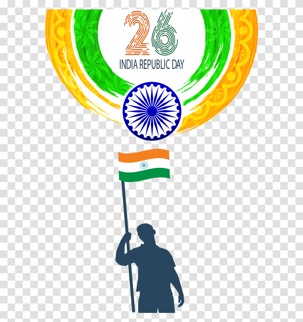 Happy Republic Day Image Independence Day Save Water, Person, Light, Logo Transparent Png