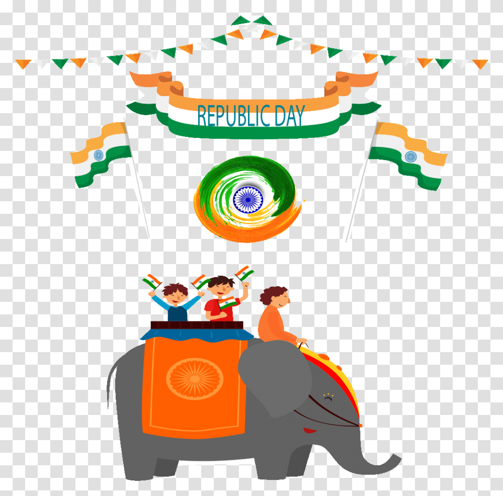 Happy Republic Day Image Portable Network Graphics, Poster, Crowd, Leisure Activities, Outdoors Transparent Png