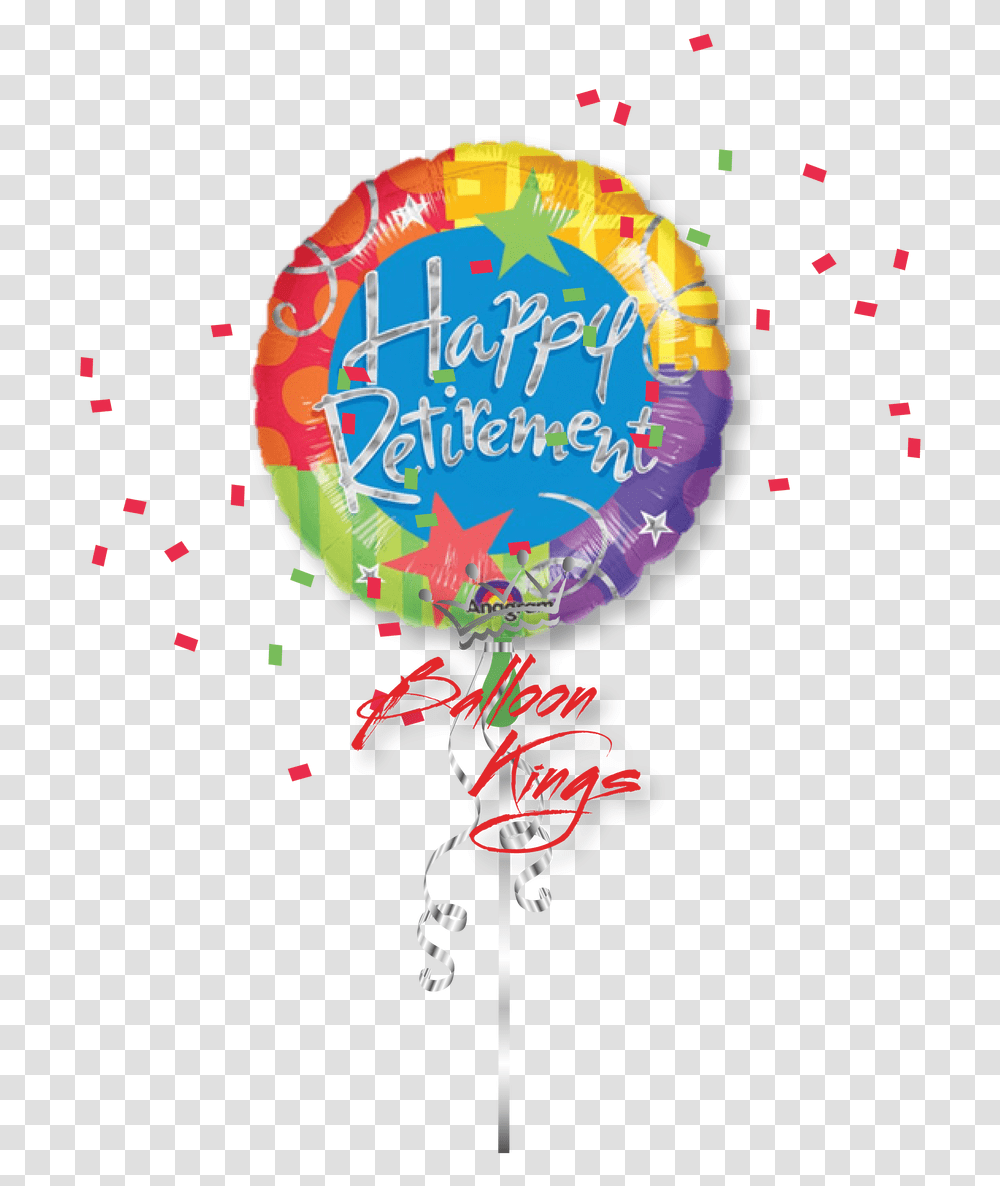Happy Retirement Clipart Happy Retirement Balloons, Paper, Confetti, Poster Transparent Png