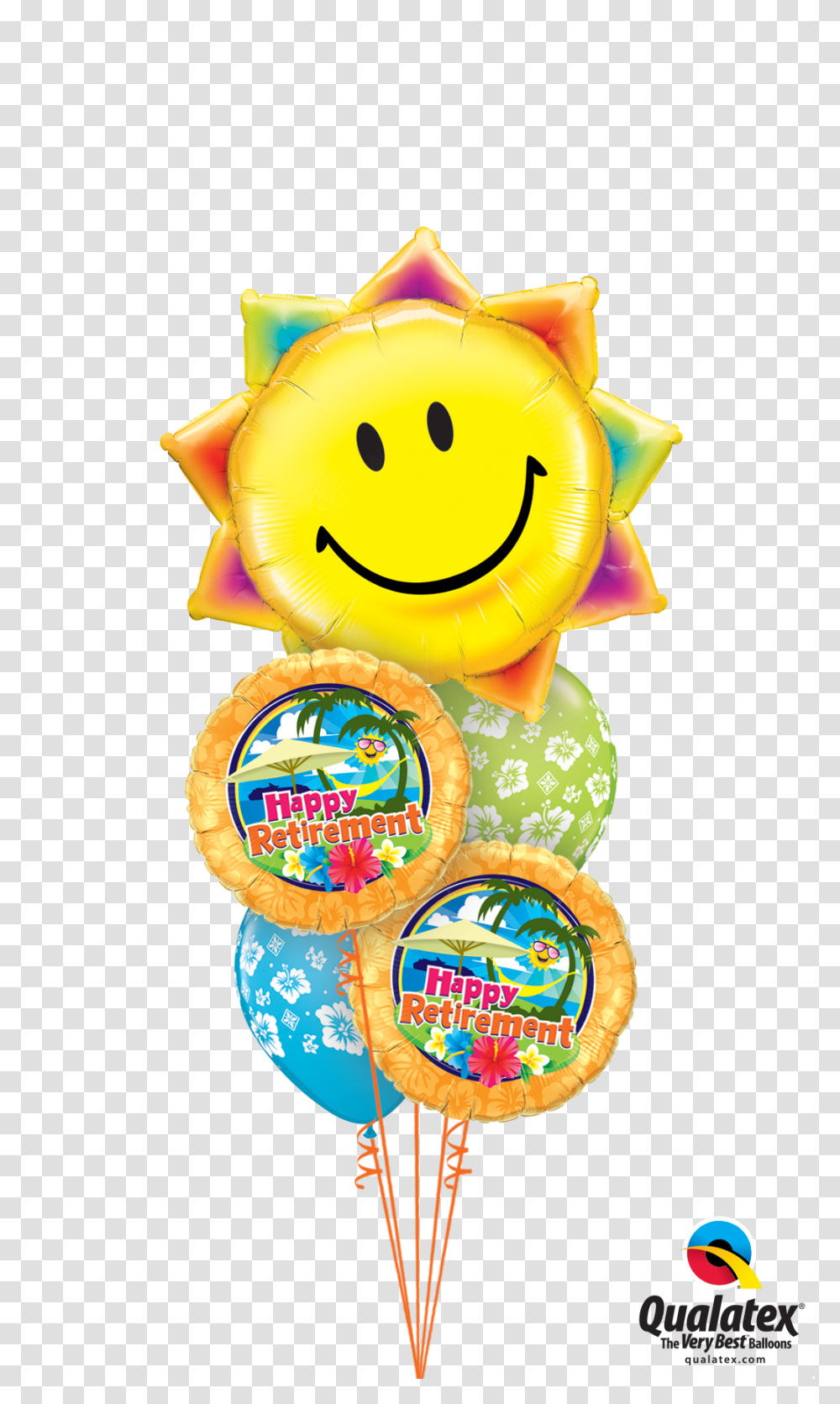 Happy Retirement Happy Birthday Balloons With Smiley, Toy, Doodle, Drawing Transparent Png