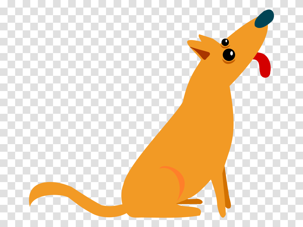 Happy Running Dog Clipart Vector Clip Art Online Vector Dog Cartoon, Kangaroo, Mammal, Animal, Wallaby Transparent Png
