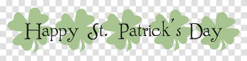 Happy Saint Patricks Day St Patty's Day Banners, Logo, Alphabet Transparent Png