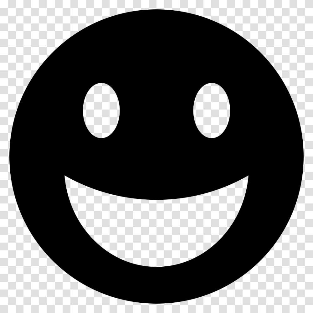 Happy Smiley Face Emoji Silhouette, Stencil, Moon, Outer Space, Night Transparent Png