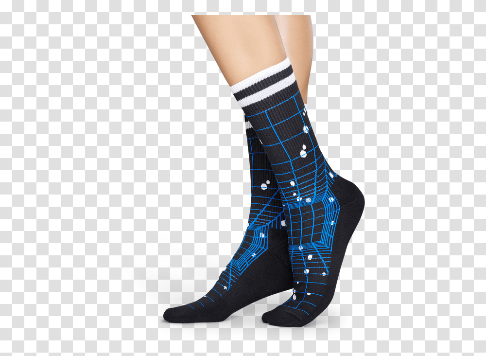 Happy Socks Athletic Grid Sock Sock, Apparel, Shoe, Footwear Transparent Png