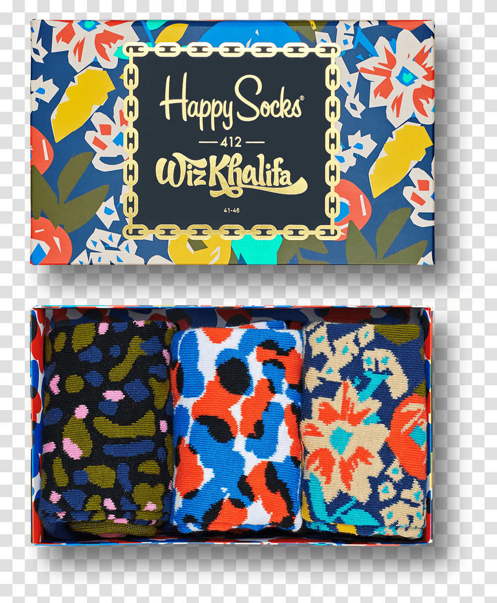 Happy Socks Men Socks Colorful Limited Edition Wiz Happy Socks Wiz Khalifa, Rug, Collage, Poster, Advertisement Transparent Png