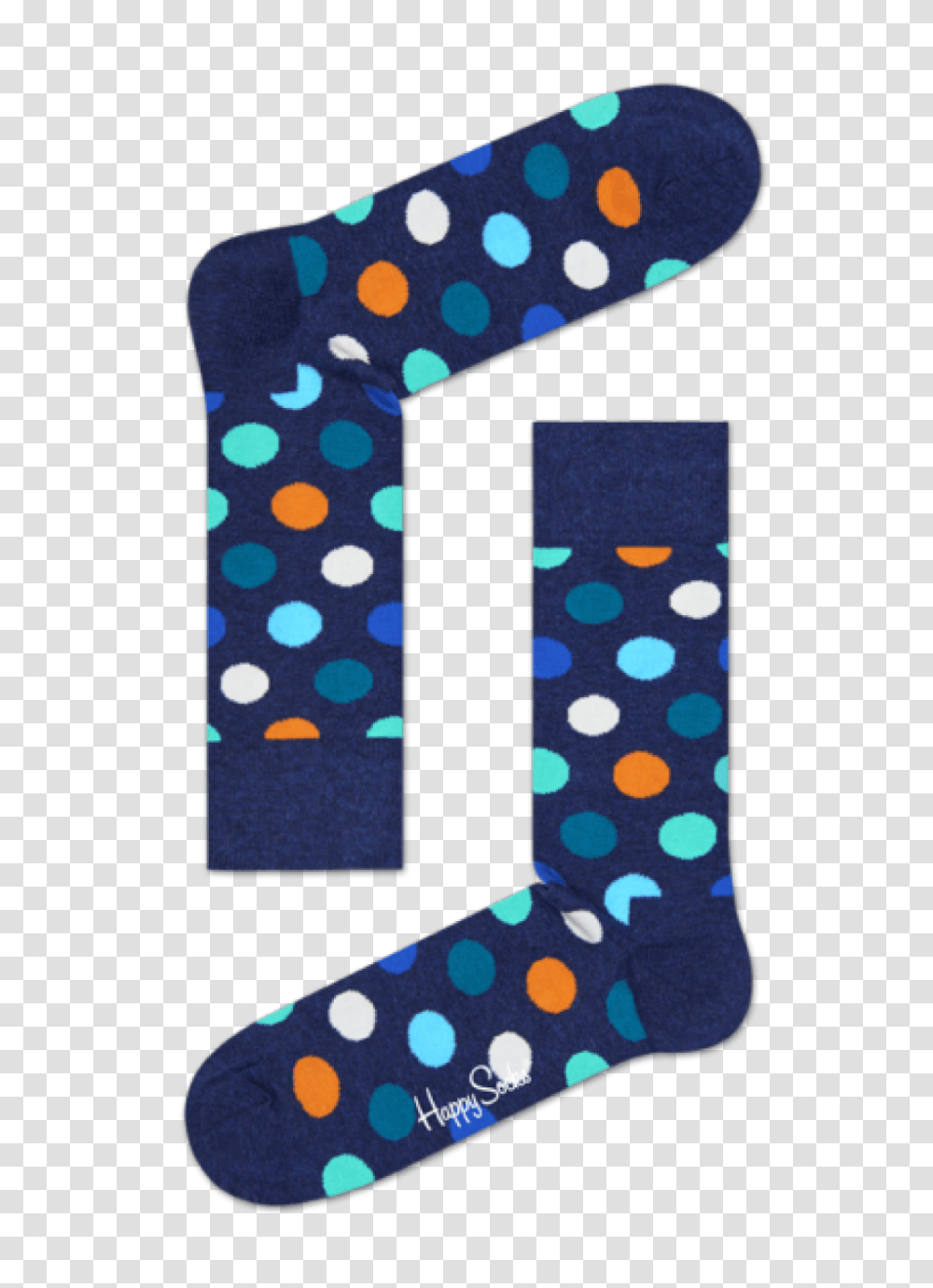 Happy Socks Polka Dot Pattern In Blue, Texture, Rug, Tie, Accessories Transparent Png