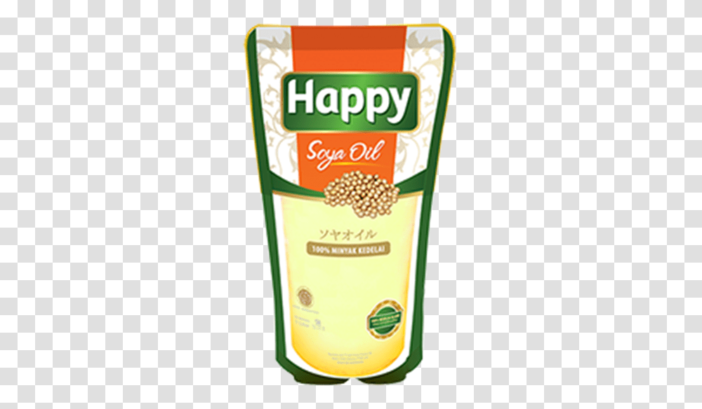 Happy Soya Oil 1 Lt Pouch X 12 Packs Per Carton, Bottle, Food, Plant, Shampoo Transparent Png