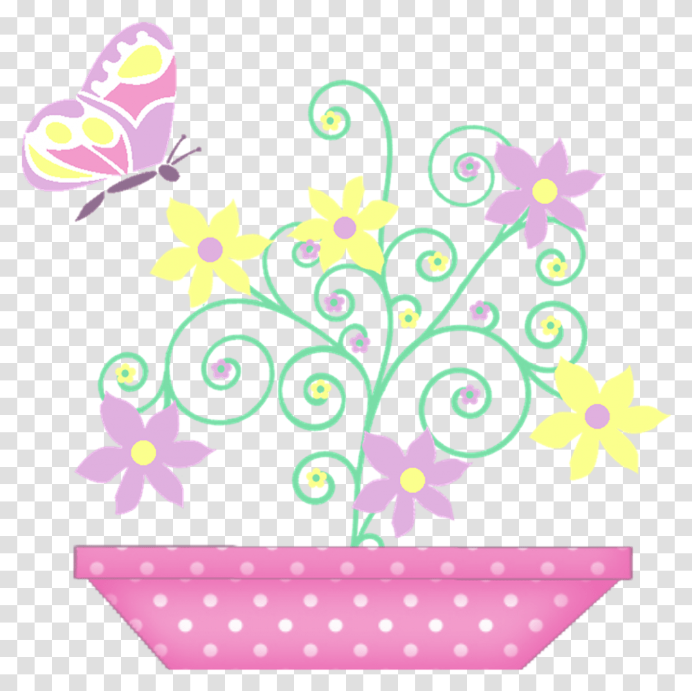 Happy Spring Preto E Branco Fundo, Floral Design, Pattern Transparent Png