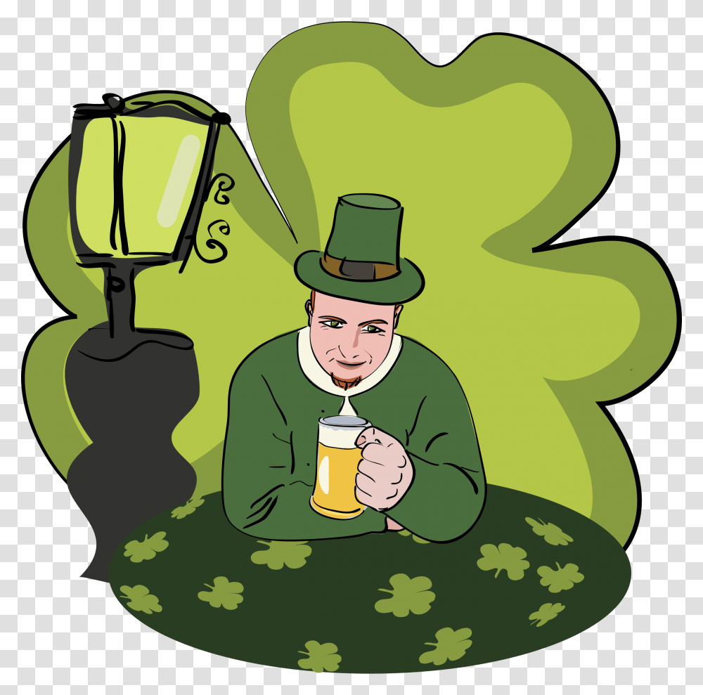Happy St Patrick Day Icons, Person, Human, Beverage, Drink Transparent Png