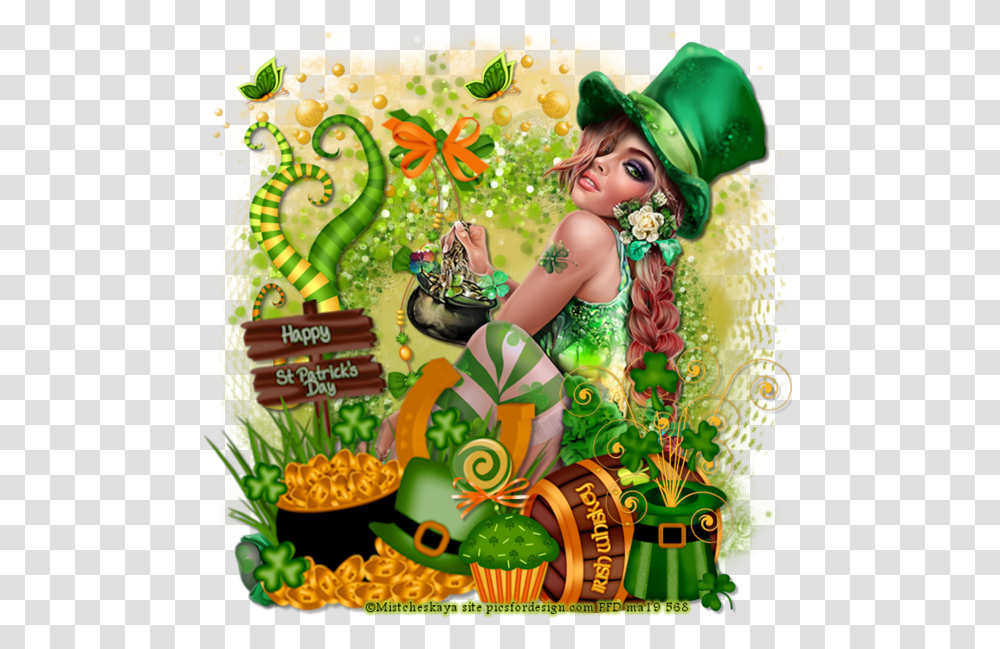 Happy St Patrick's Day Illustration, Vegetation, Plant, Land, Outdoors Transparent Png