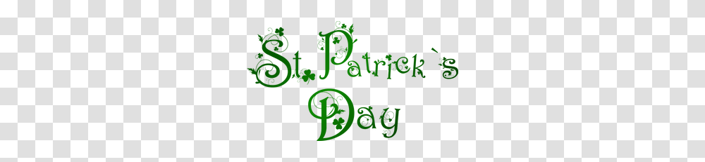Happy St Patricks Day Clipart, Alphabet, Plant Transparent Png