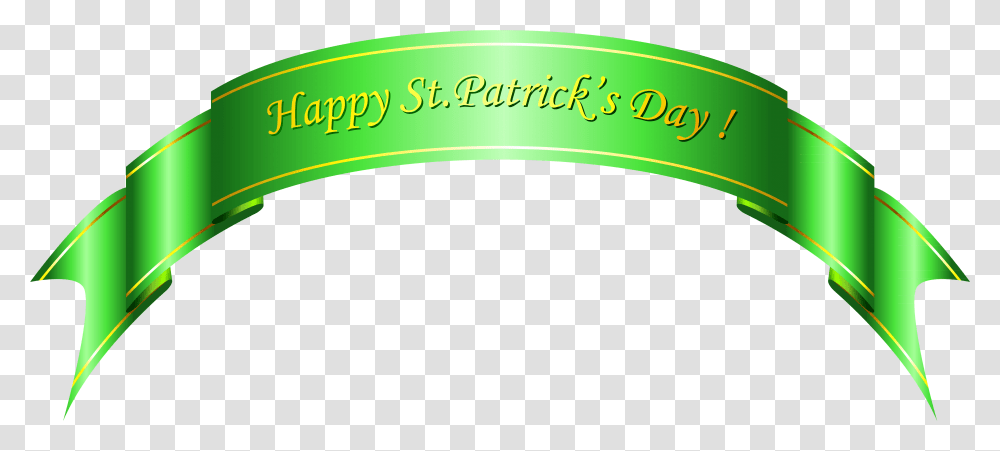 Happy St Patricks Day Green Banner Clipart Happy St Patricks Day Banner Transparent Png