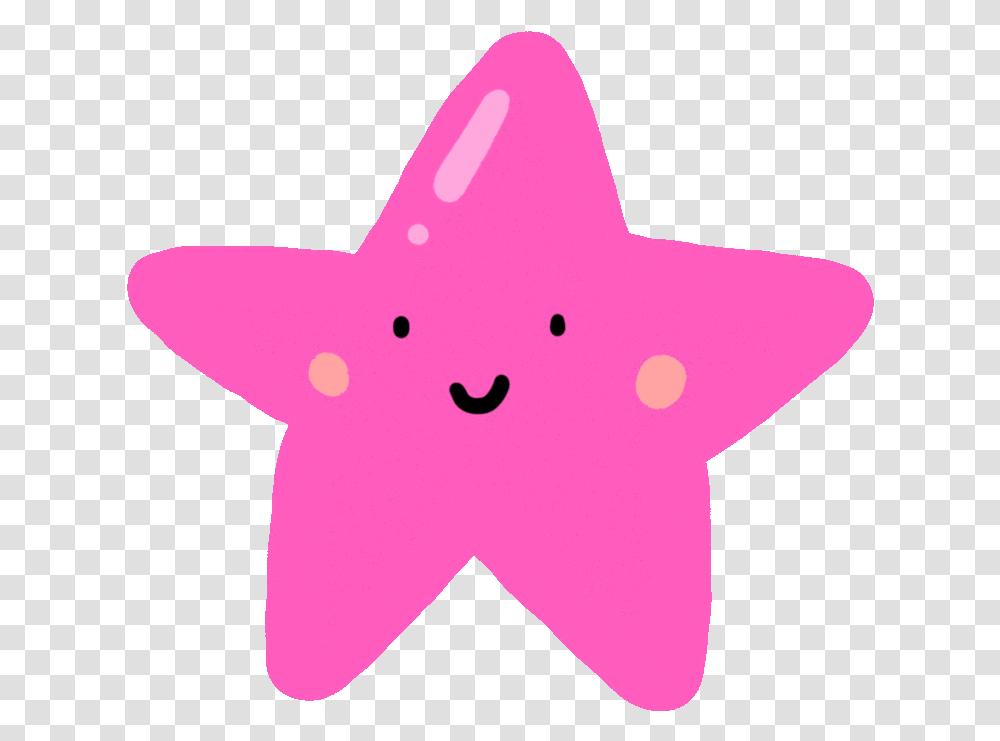 Happy Star Sticker By Lily & Asa Clipart Full Size Clipart Hot Pink Star Clipart, Star Symbol Transparent Png