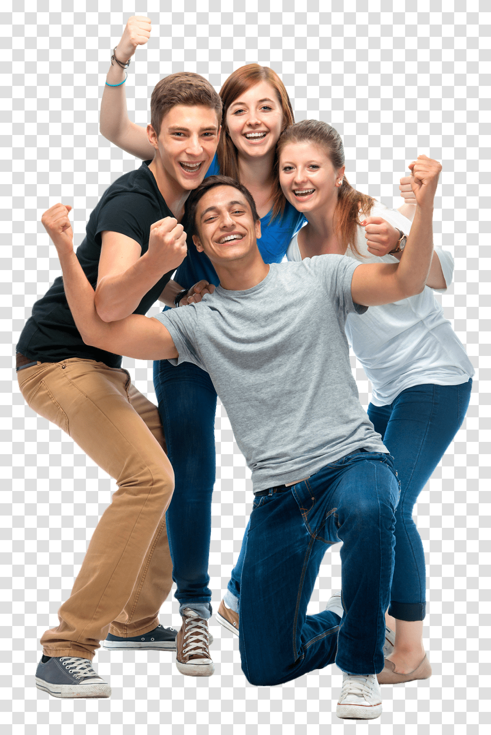 Happy Students, Dance Pose, Leisure Activities, Person, Face Transparent Png