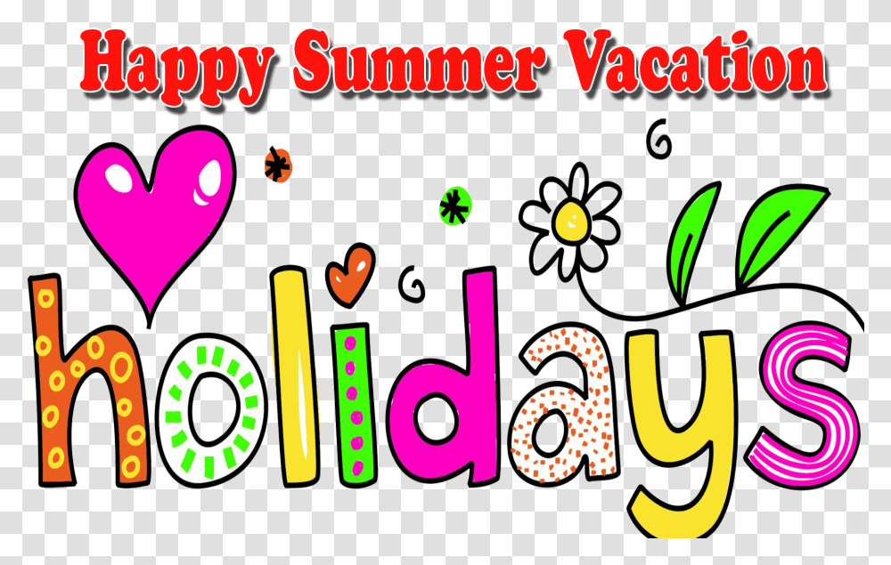 Happy Summer Vacation Free Images, Alphabet, Number Transparent Png
