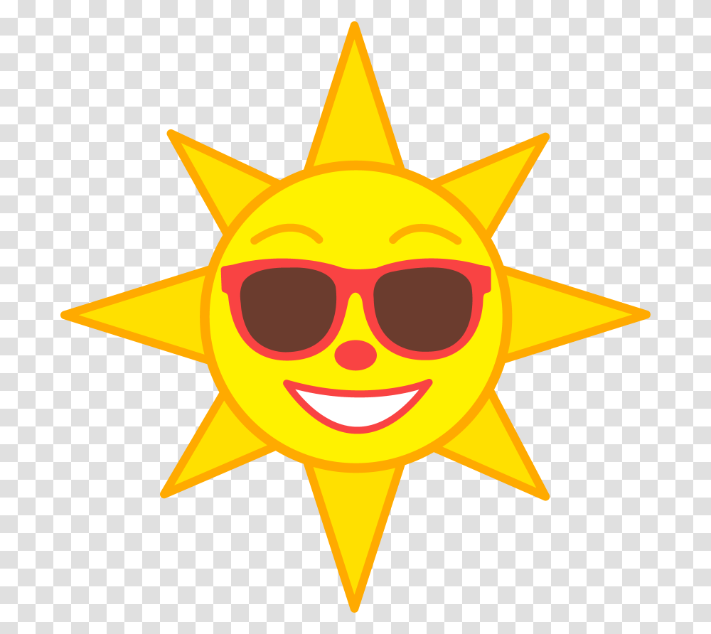 Happy Sun Clipart, Nature, Outdoors, Sky, Star Symbol Transparent Png