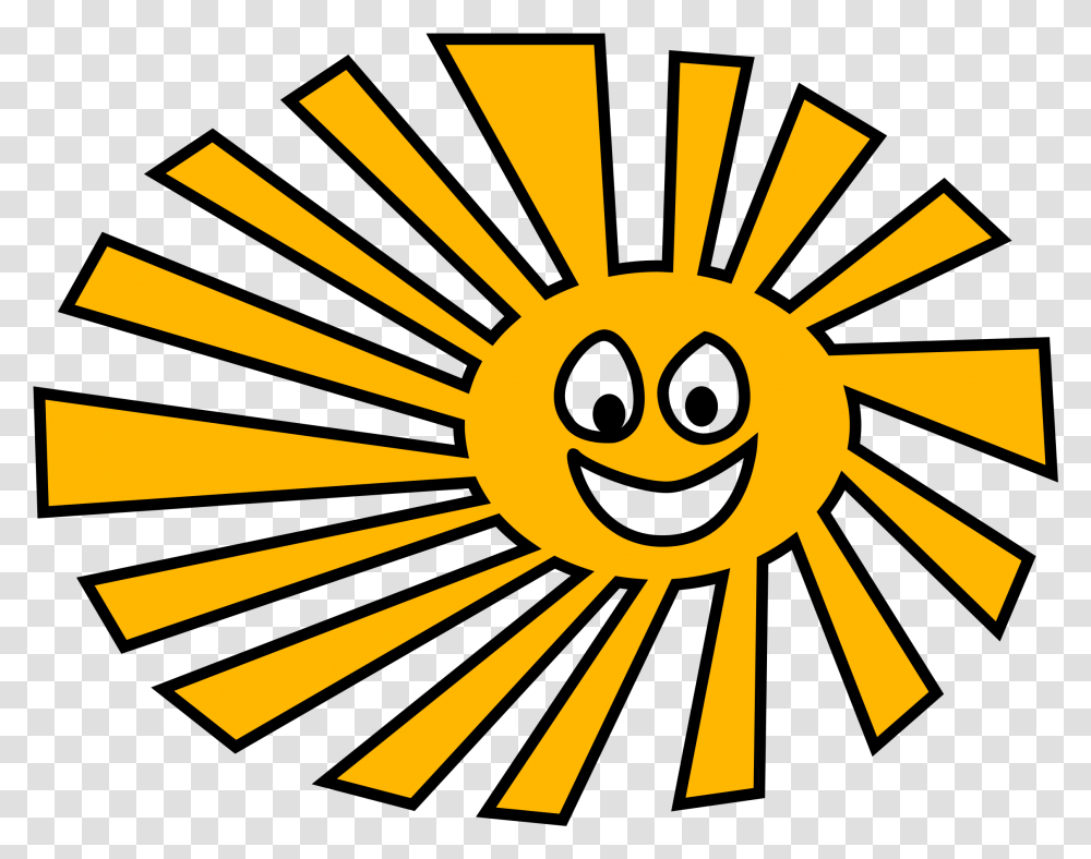 Happy Sun Clipart Vector Graphics, Symbol, Car, Vehicle, Transportation Transparent Png