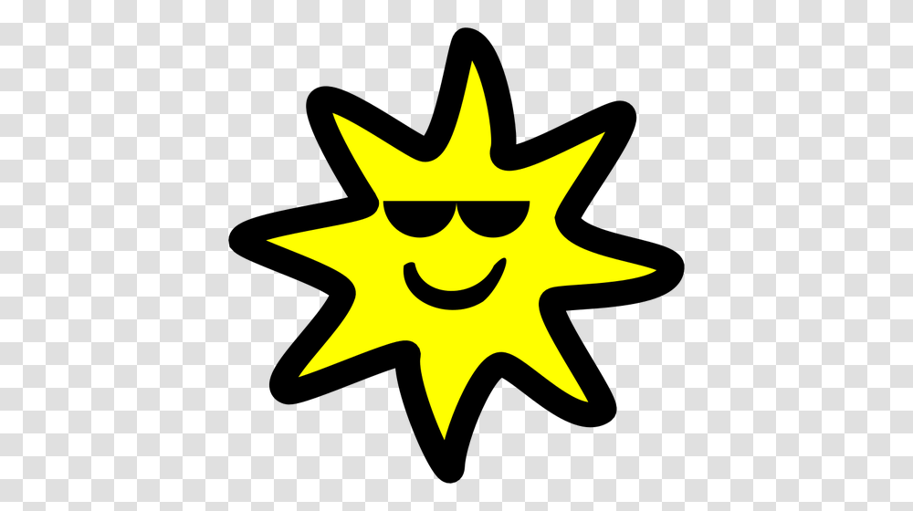 Happy Sun, Star Symbol Transparent Png