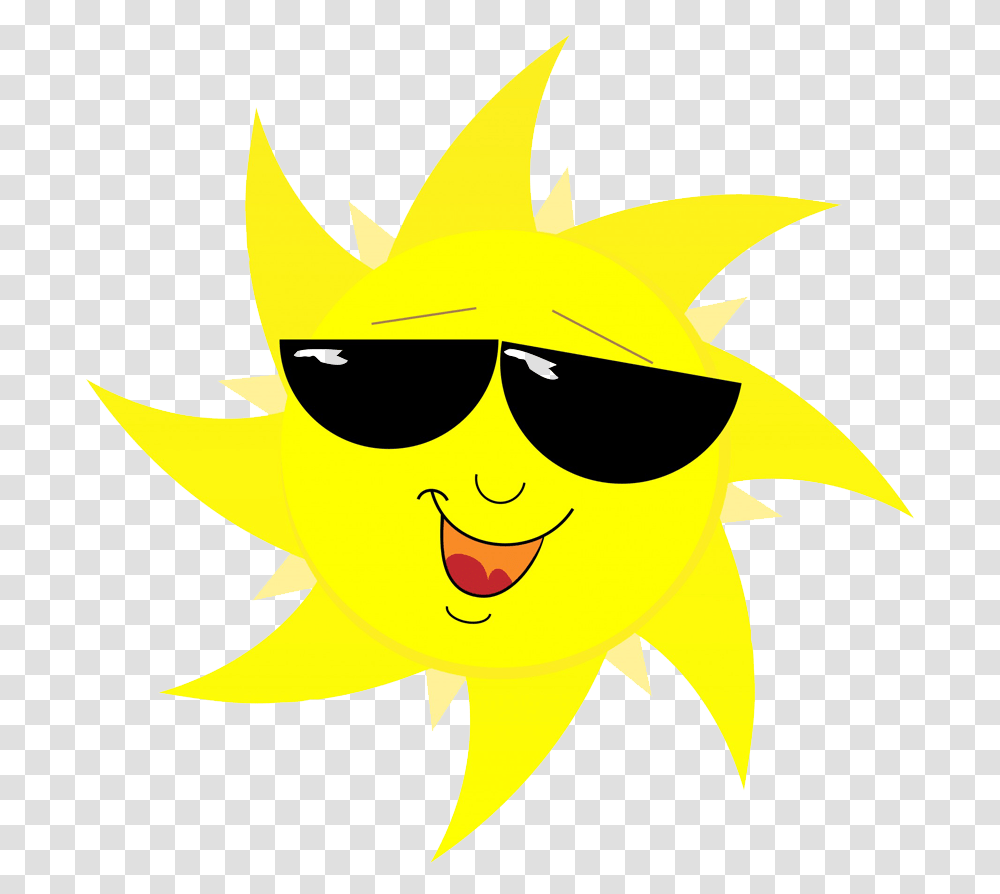 Happy Sun Wearing Sunglasses Sun With Sunglasses, Accessories, Accessory, Star Symbol Transparent Png