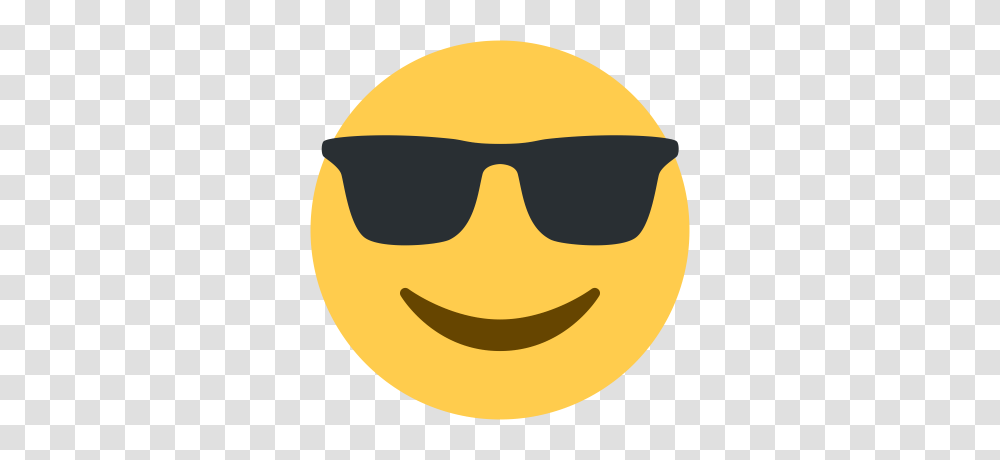 Happy Sunglasses Emoji Clipart Hd, Label, Sticker, Logo Transparent Png
