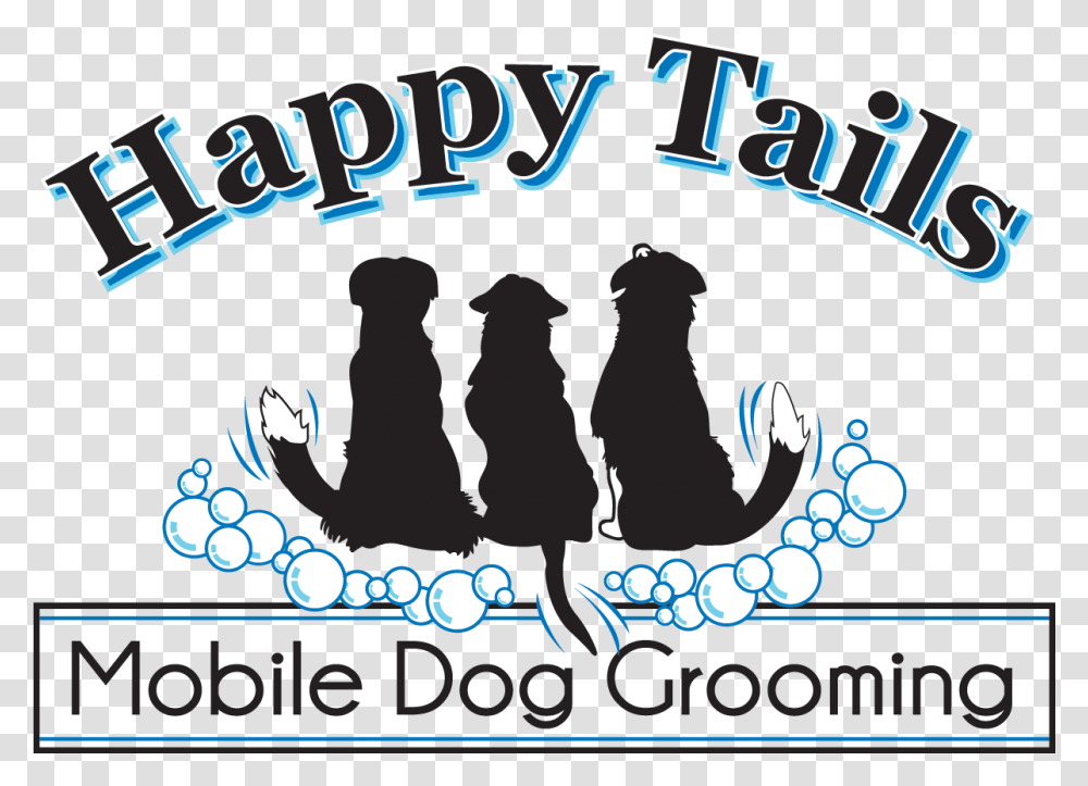 Happy Tails Mobile Groom Happy Tails Grooming, Label, Bird, Animal Transparent Png