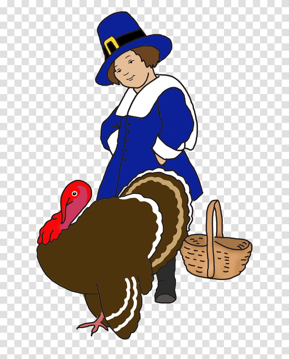 Happy Thanksgiving Clipart, Person, Human, Bird, Animal Transparent Png