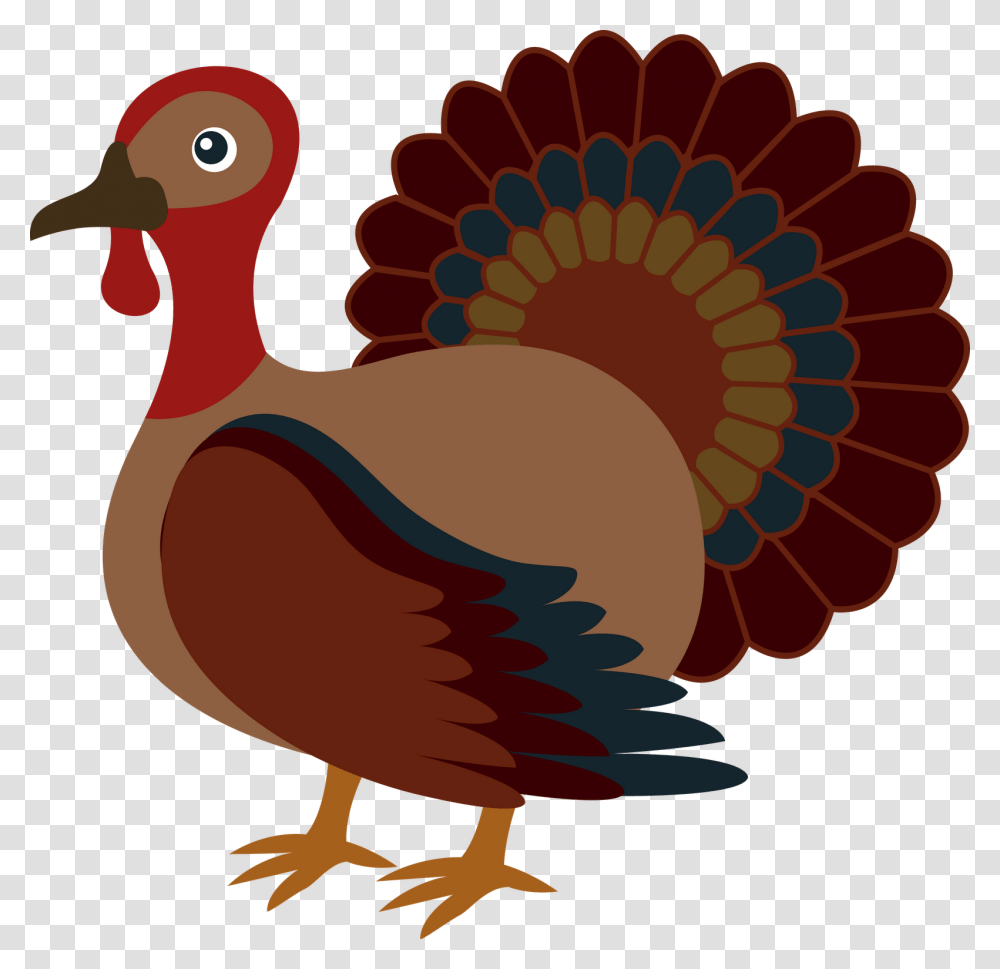 Happy Thanksgiving Feast Clipart, Bird, Animal, Beak, Pheasant Transparent Png
