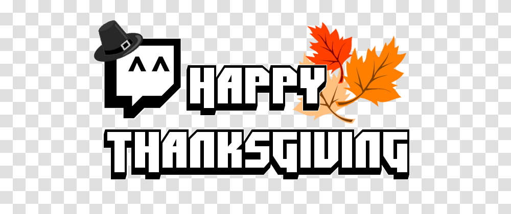 Happy Thanksgiving Twitch Fan, Leaf, Plant, Tree, Minecraft Transparent Png