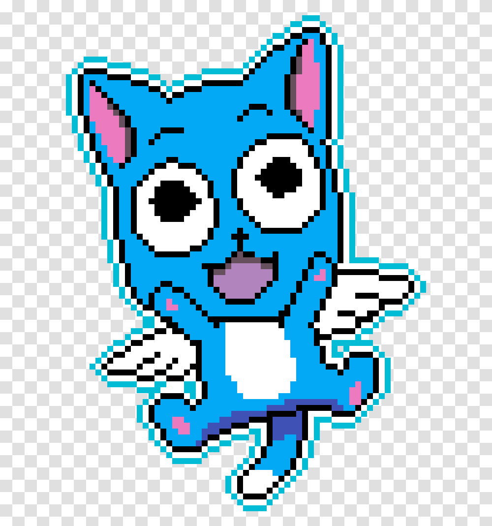 Happy The Dragon Cat Happy Fairy Tial 8 Bit, Rug, Pattern, Network Transparent Png