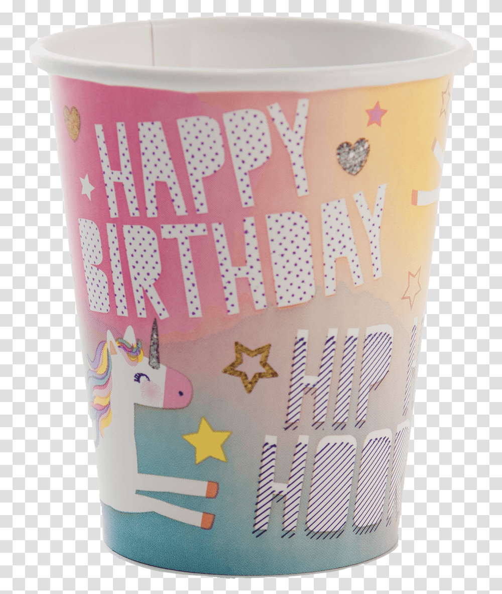 Happy Unicorn Paper Cups Coffee Cup, Diaper, Purse, Handbag, Accessories Transparent Png
