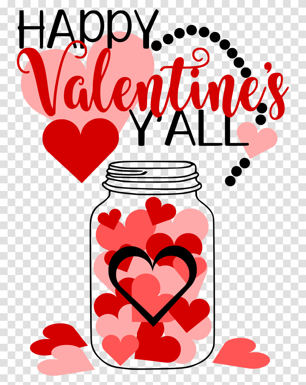 Happy Valentine's Day Y All, Heart, Floral Design Transparent Png