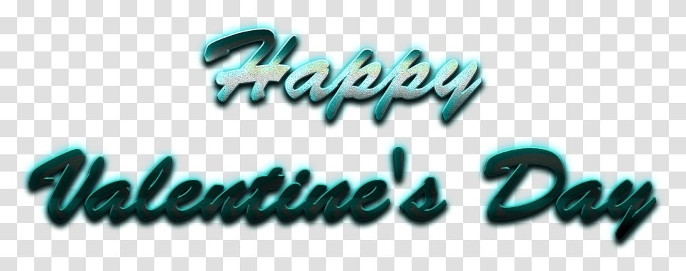 Happy Valentines Day Blue, Word, Meal, Food Transparent Png