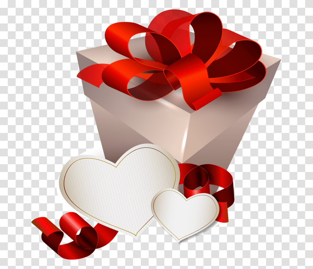 Happy Valentines Day Clipart Caja De Regalo Gif, Gift Transparent Png