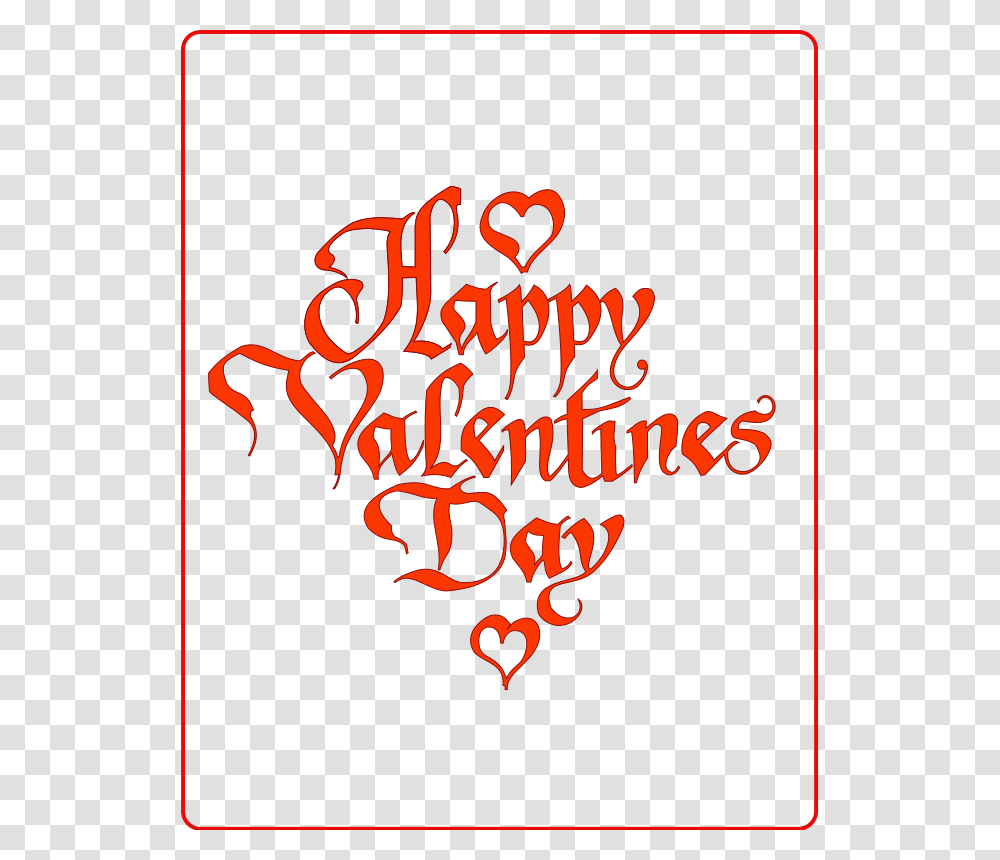 Happy Valentines Day, Emotion, Calligraphy, Handwriting Transparent Png