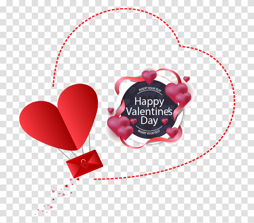 Happy Valentines Day Image Wonder If You Think Of Me Quotes, Hot Air Balloon, Aircraft, Vehicle, Transportation Transparent Png