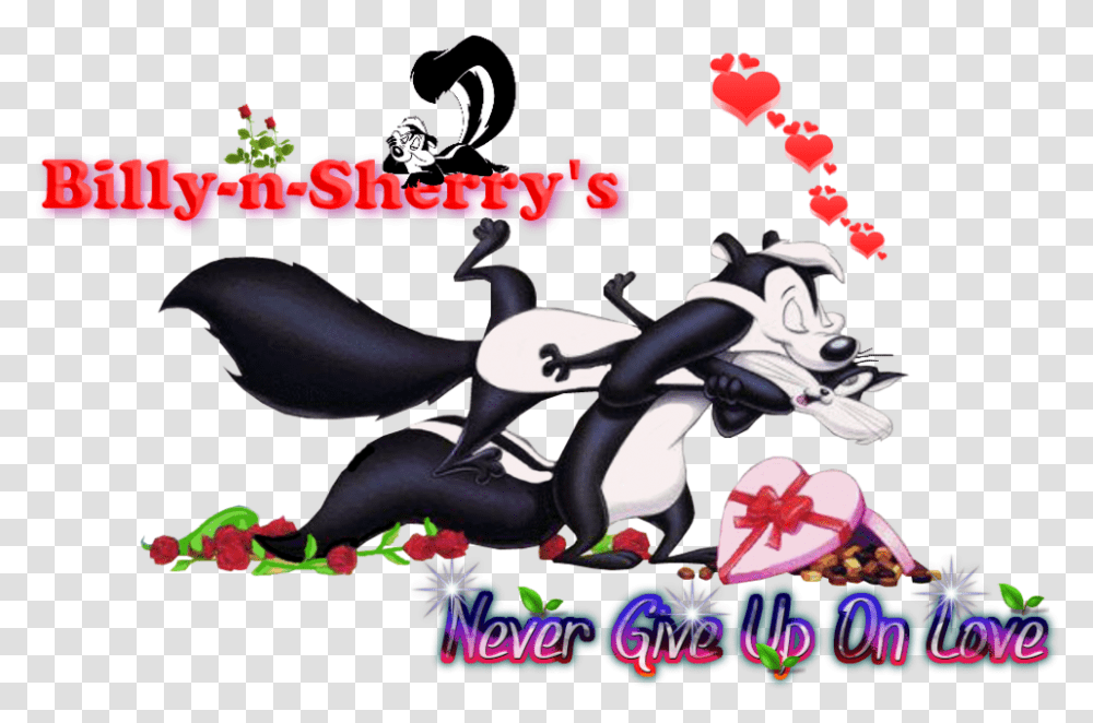 Happy Valentines Day Pepe Le Pew, Animal, Mammal Transparent Png