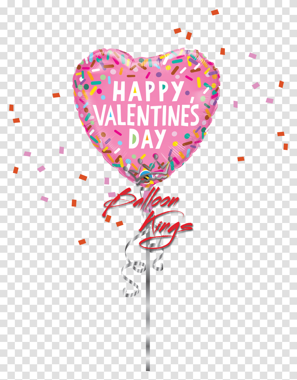 Happy Valentines Day Sprinkles You Will Be Missed Balloons, Paper, Confetti, Heart Transparent Png