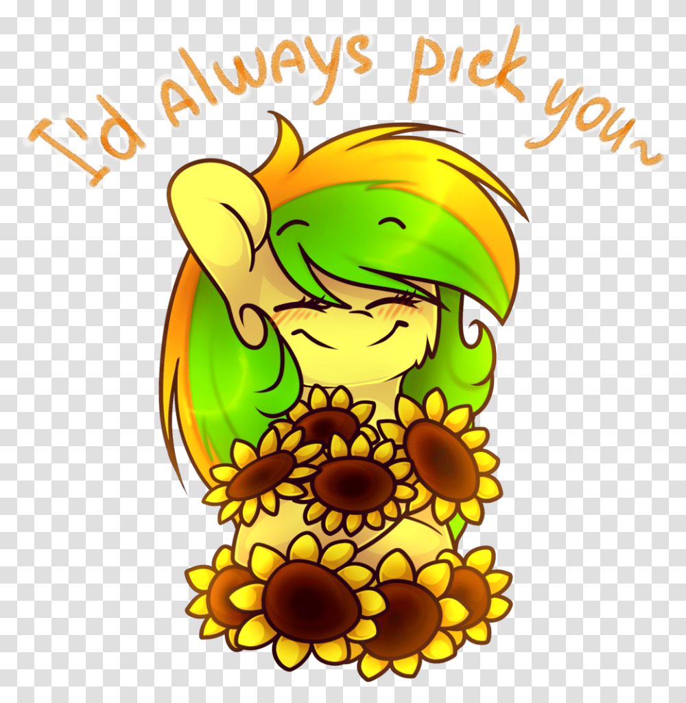 Happy Valentines Day Sunflower, Outdoors, Nature Transparent Png
