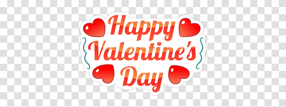 Happy Valentines Day, Label, Meal, Food Transparent Png