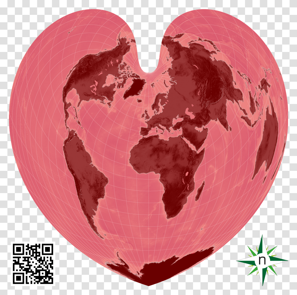 Happy Valentines Day World, Heart, QR Code Transparent Png